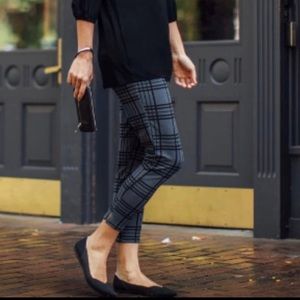 Plaid patterned pants